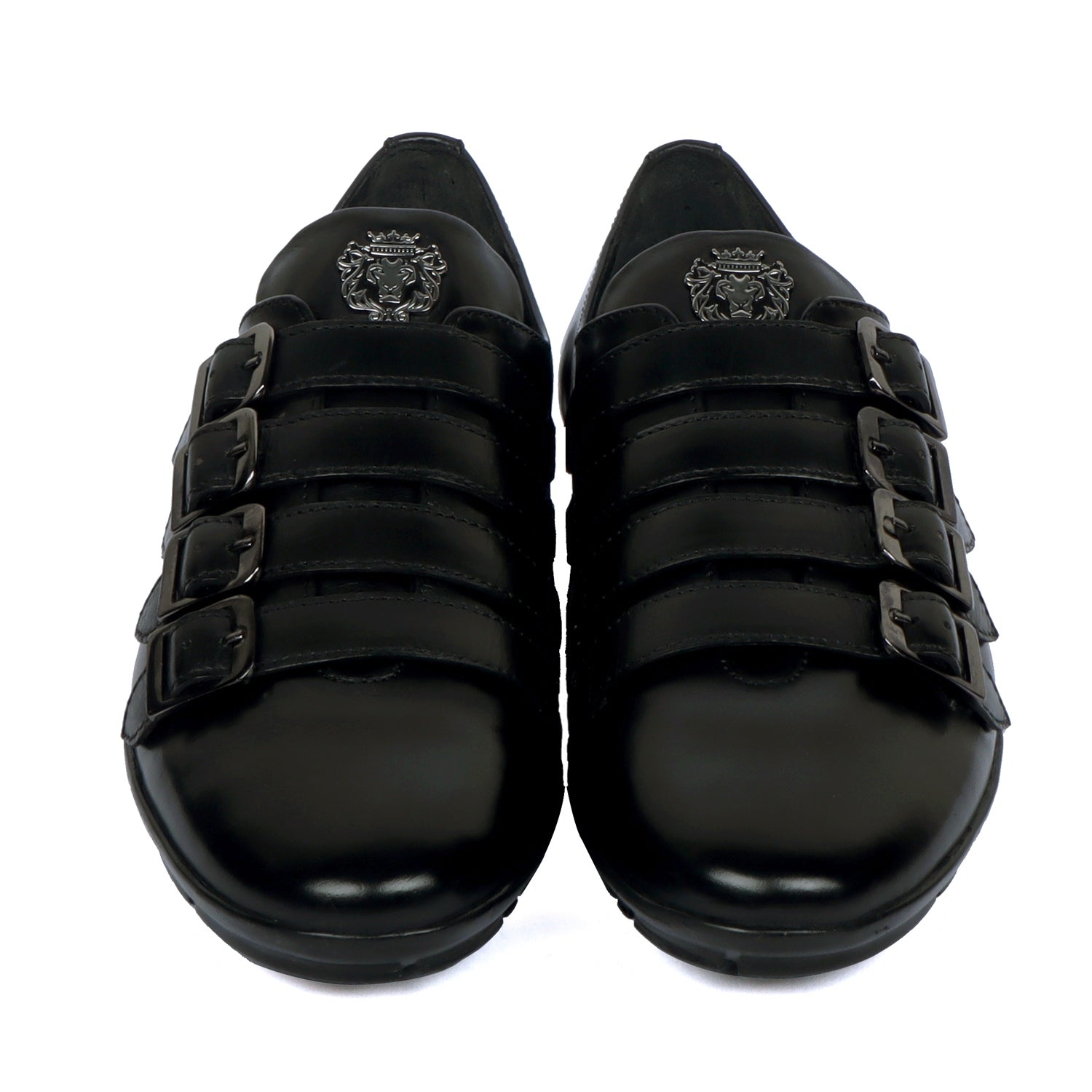 REBEL. Touch-Strap Sneakers Black | RBL